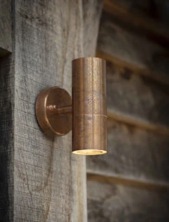 Regent Up & Down Light - Raw Copper