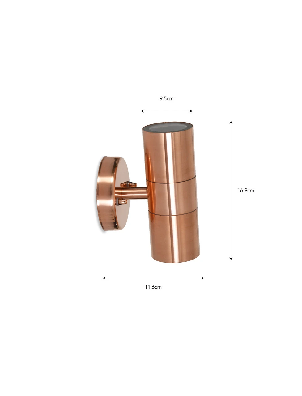 Regent Up & Down Light - Raw Copper 3 Regent Up & Down Light - Raw Copper - Image 3