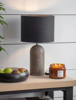 Kingsbury Ash Table Lamp - Black