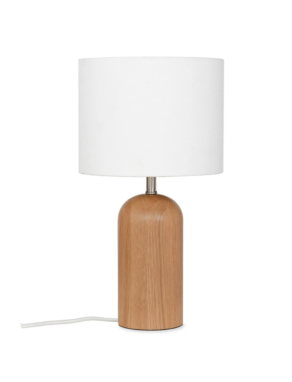 Kingsbury Oak Table Lamp - White 2 Kingsbury Oak Table Lamp - White - Image 2
