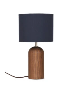 Kingsbury Walnut Table Lamp - Ink -Garden Trading Store LAKB06 portrait 8 53475.1638470034