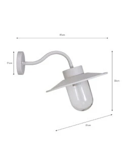 St Ives Swan Neck Light - Lily White 5 St Ives Swan Neck Light - Lily White -Garden Trading Store LALW06 portrait 9 51236.1638470480