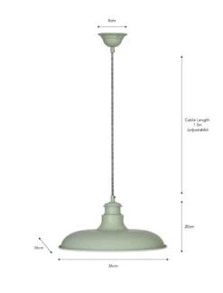 Toulon Pendant Light - Sage 5 Toulon Pendant Light - Sage -Garden Trading Store LASG01 portrait 9 74611.1638472294