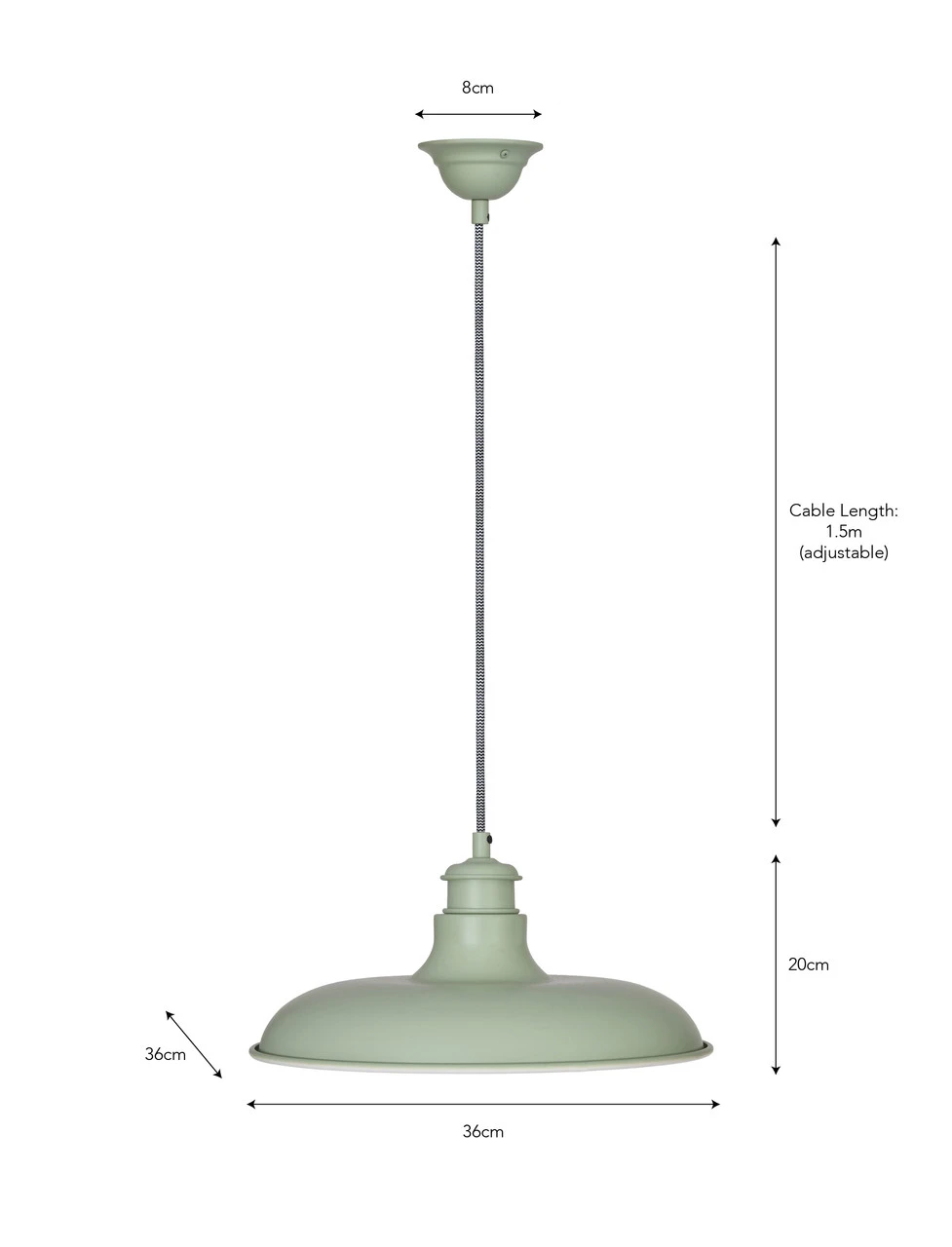 Toulon Pendant Light - Sage 3 Toulon Pendant Light - Sage - Image 3