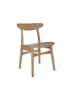 Pair Of Longcot Dining Chairs -Garden Trading Store Longcot Dining Chair Oak LCDC02 Angled 24344.1666864170