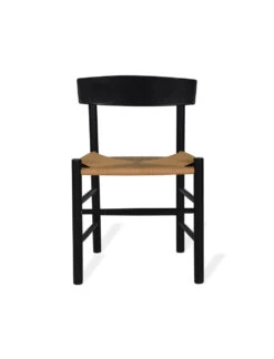 Longworth Chair - Black -Garden Trading Store Longworth Chair Black Frame Oak FUOA68 Straight 34551.1668160867