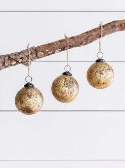 Set Of 3 Melrose Baubles