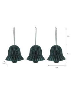 Set Of 3 Maddox Bells - Forest Green 5 Set Of 3 Maddox Bells - Forest Green -Garden Trading Store MBFG03 portrait 9 92910.1638472960