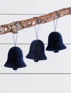 Set Of 3 Maddox Bells - Ink