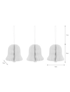 Set Of 3 Maddox Bells - Warm White 5 Set Of 3 Maddox Bells - Warm White -Garden Trading Store MBWW02 portrait 9 64972.1669824800