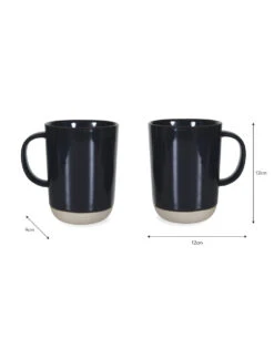 Pair Of Tall Holwell Mugs - Carbon -Garden Trading Store MGCN03 portrait 9 09548.1661952236