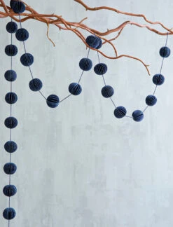 Maddox Pom Pom Garland - Ink