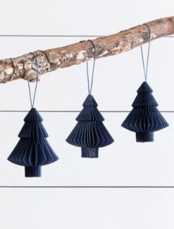 Set Of 3 Maddox Trees - Ink