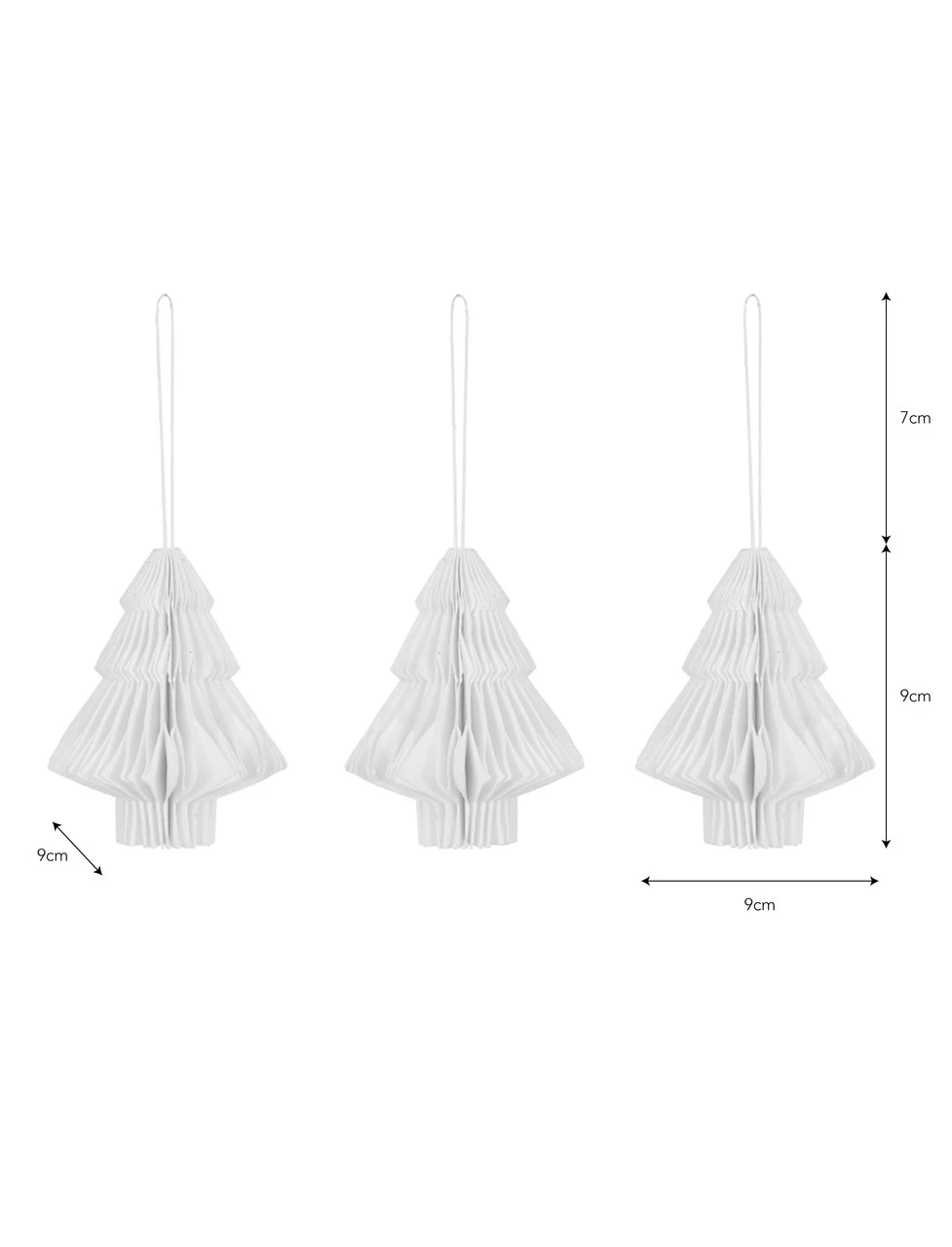 Set Of 3 Maddox Trees - Warm White 3 Set Of 3 Maddox Trees - Warm White - Image 3