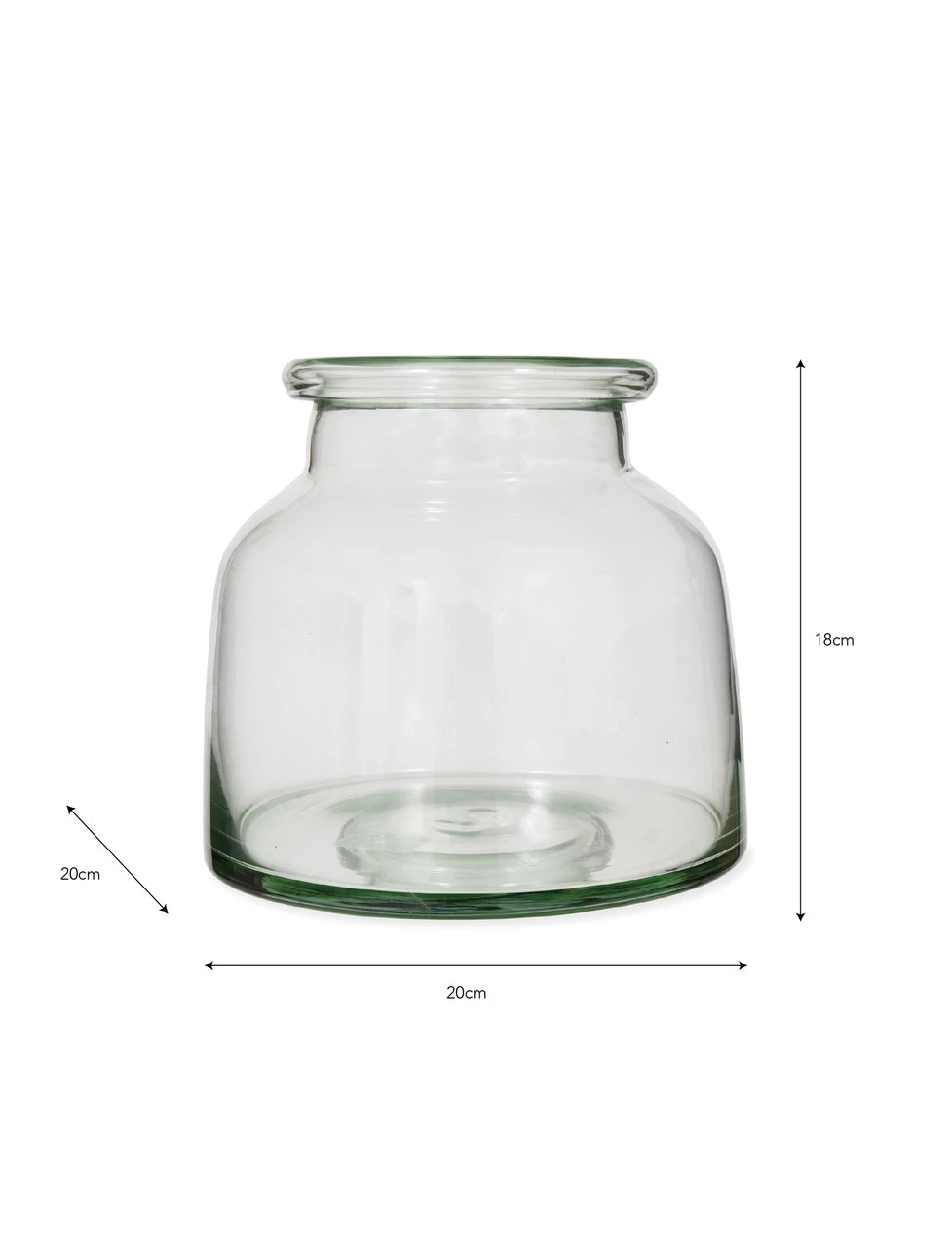 Mickleton Vase - Clear - Small 5 Mickleton Vase - Clear - Small - Image 5