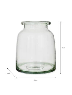 Mickleton Vase - Clear - Large 7 Mickleton Vase - Clear - Large -Garden Trading Store MVGL03 portrait 9 07033.1638475318