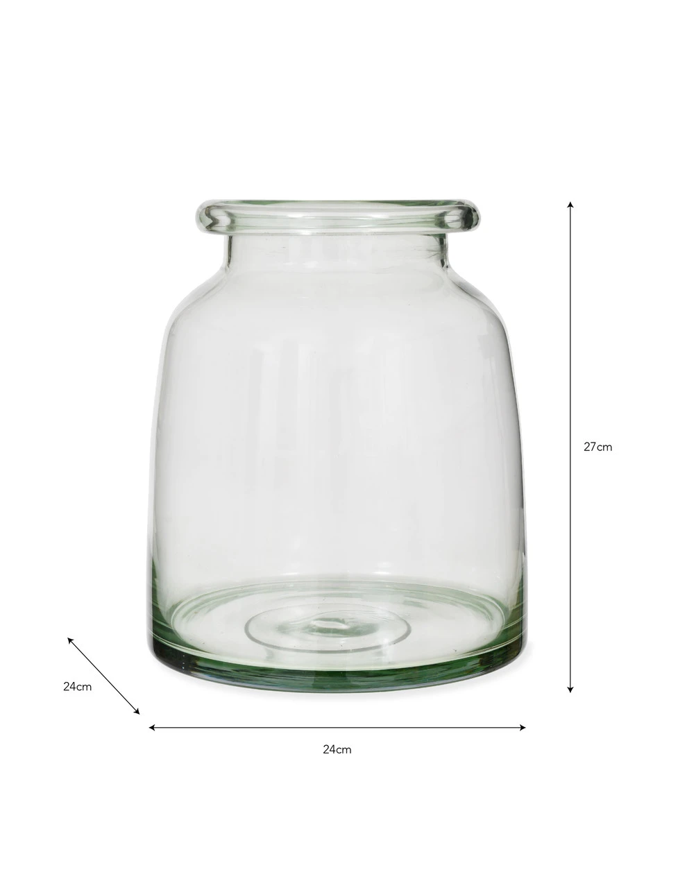 Mickleton Vase - Clear - Large 4 Mickleton Vase - Clear - Large - Image 4