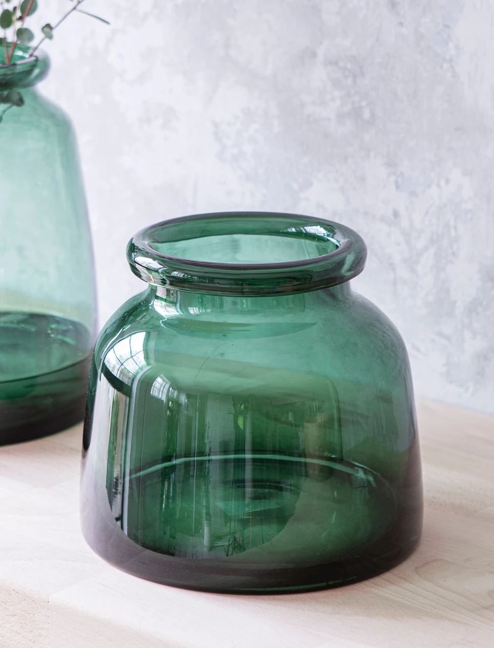 Mickleton Vase - Forest Green - Small 1 Mickleton Vase - Forest Green - Small