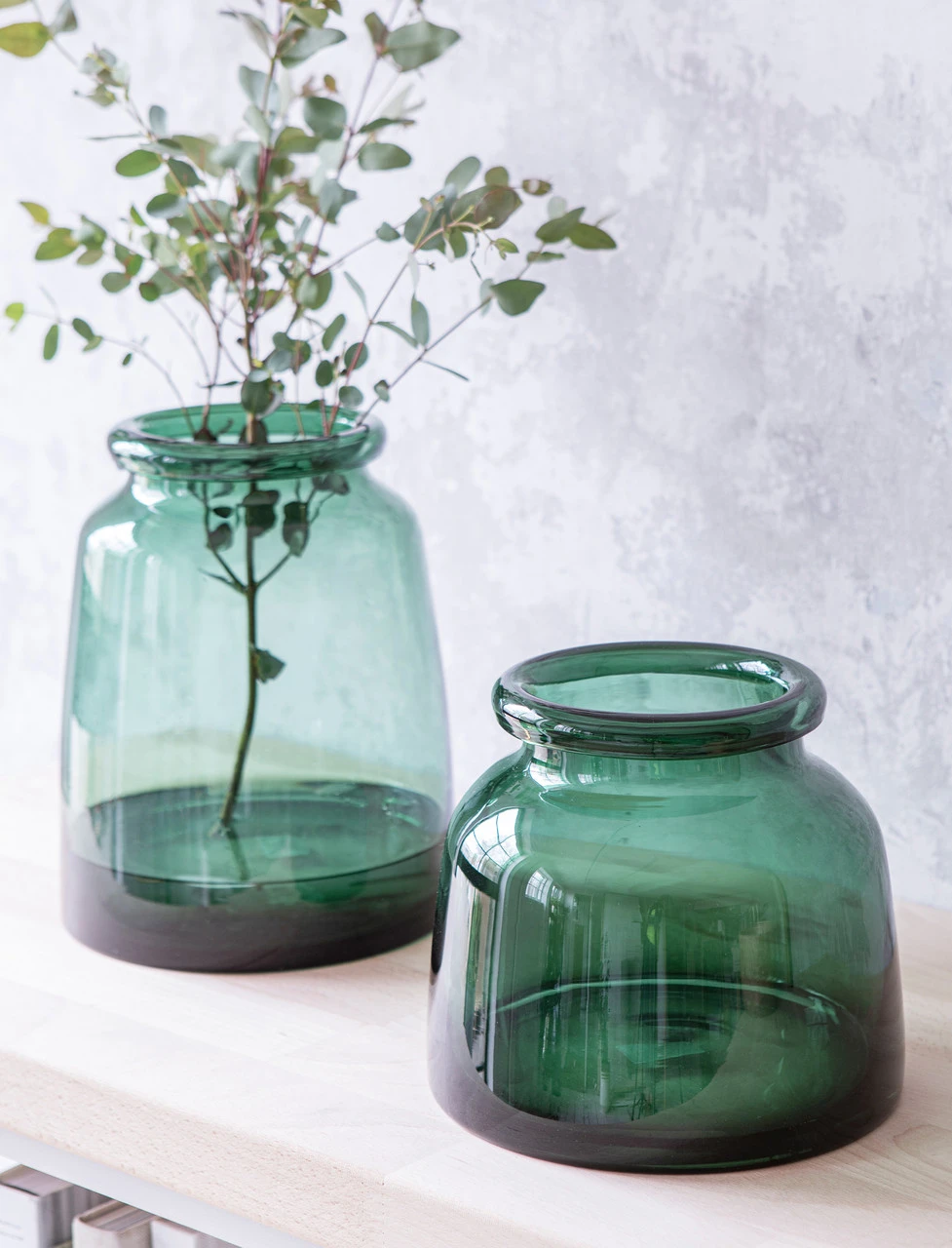 Mickleton Vase - Forest Green - Small 2 Mickleton Vase - Forest Green - Small - Image 2