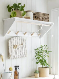 Melcombe Slatted Laundry Shelf
