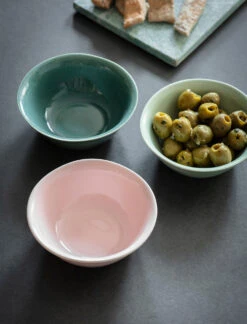 Set Of 3 Winderton Nibble Bowls - Pink Gin & Rosemary