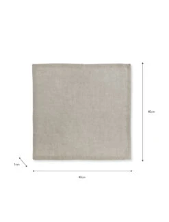 Set Of 4 Linen Napkins- Natural 7 Set Of 4 Linen Napkins- Natural -Garden Trading Store NPNL02 portrait 9 29640.1662635813