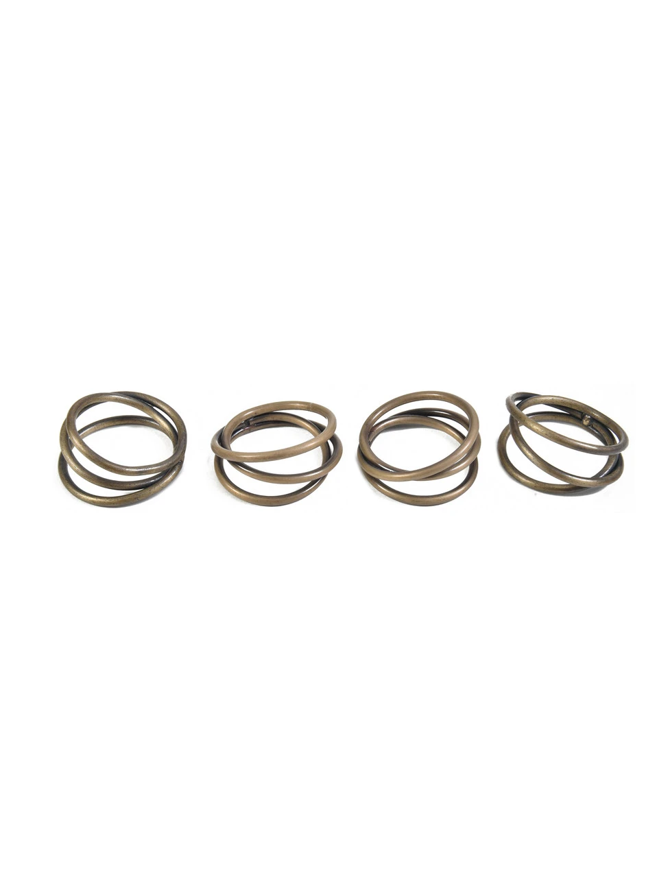 Set Of 4 Brompton Napkin Rings 2 Set Of 4 Brompton Napkin Rings - Image 2