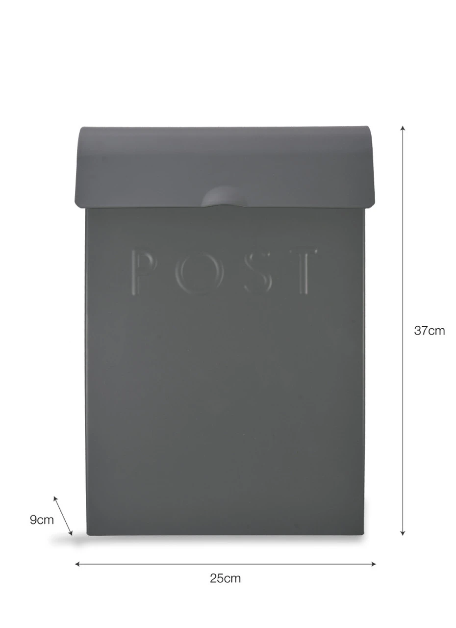 Original Post Box - Charcoal 5 Original Post Box - Charcoal - Image 5