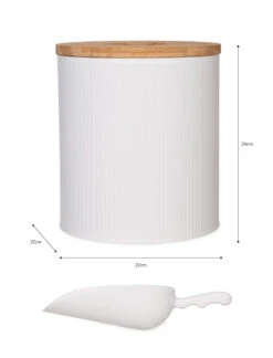 Kinloch Pet Bin - Small - Lily White 13 Kinloch Pet Bin - Small - Lily White -Garden Trading Store PBLW01 portrait 9 37701.1691417460