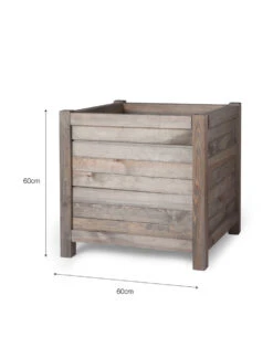 Square Wooden Planter - 60cm -Garden Trading Store PLAW02 portrait 9 66485.1638477208