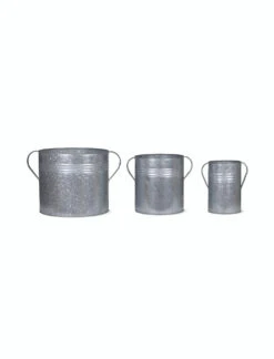 Set Of 3 Galvanised Steel Planters 6 Set Of 3 Galvanised Steel Planters -Garden Trading Store PLGA01 portrait 8 92786.1638477258