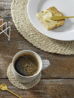 Set Of 4 Jute Placemats - Natural -Garden Trading Store PLJU01 portrait 5 47815.1638477640