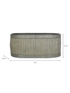 Vence Oval Trough - 59cm 5 Vence Oval Trough - 59cm -Garden Trading Store PLRI19L portrait 9 87302.1638477692