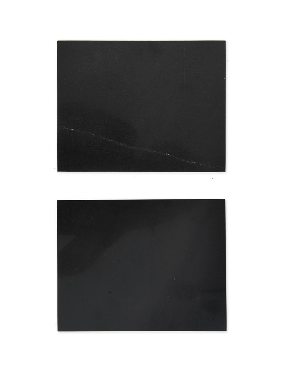 Set Of 2 Marble Placemats - Black 2 Set Of 2 Marble Placemats - Black - Image 2
