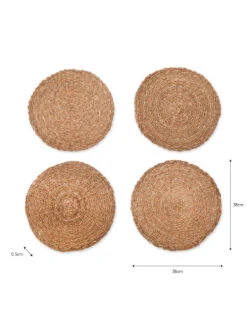 Set Of 4 Brading Placemats 7 Set Of 4 Brading Placemats -Garden Trading Store PMSG01 portrait 9 51783.1638477822