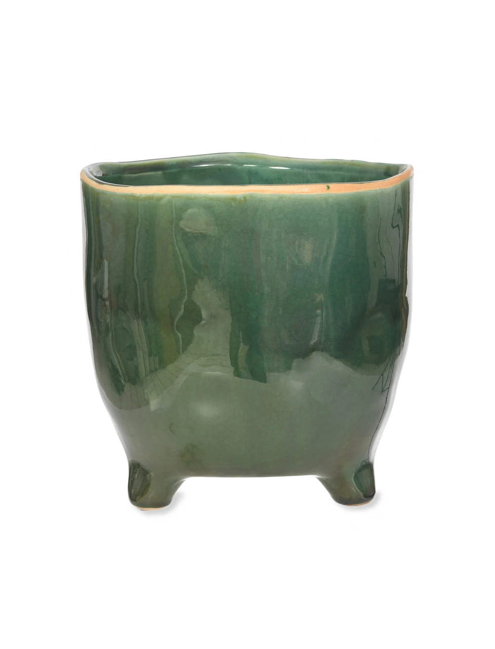 Positano Pot - Forest Green - 20cm 2 Positano Pot - Forest Green - 20cm - Image 2