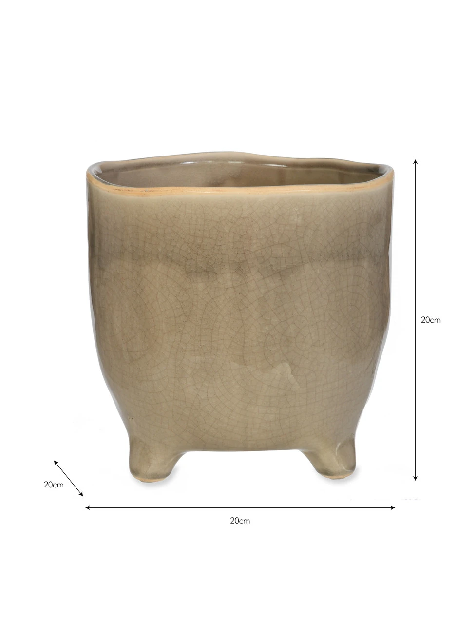 Positano Pot - Stone - 20cm 3 Positano Pot - Stone - 20cm - Image 3