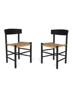 Pair Of Longworth Chairs - Black