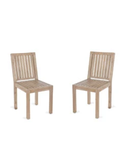 Pair Of Porthallow Dining Chairs -Garden Trading Store Pair of Porthallow Dining Chair Acacia FUAC10 85219.1658310156
