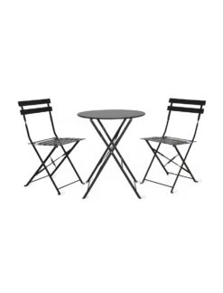 Rive Droite Bistro Set - Small - Carbon 8 Rive Droite Bistro Set - Small - Carbon -Garden Trading Store RDCN02 portrait 8 27625.1656665416