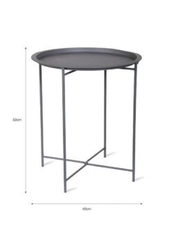 Rive Droite Bistro Tray Table - Charcoal -Garden Trading Store RDCO03 portrait 9 41407.1638479595