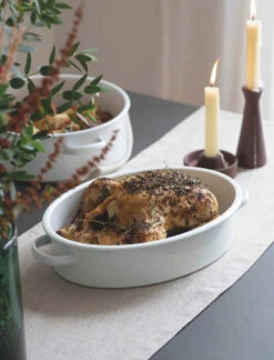 Enamel Roasting Dish - Oval -Garden Trading Store RDEN01 portrait 4 33942.1638479620