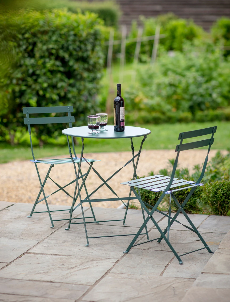 Rive Droite Bistro Set - Small - Forest Green 1 Rive Droite Bistro Set - Small - Forest Green