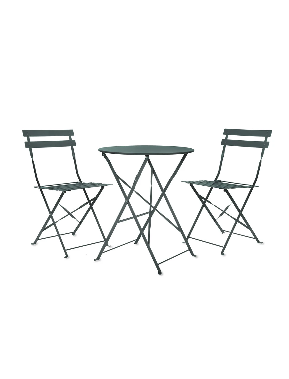 Rive Droite Bistro Set - Small - Forest Green 2 Rive Droite Bistro Set - Small - Forest Green - Image 2