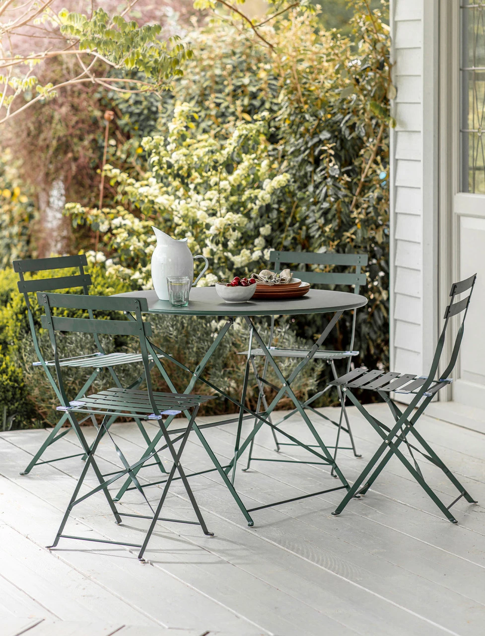 Rive Droite Bistro Set - Large - Forest Green 1 Rive Droite Bistro Set - Large - Forest Green