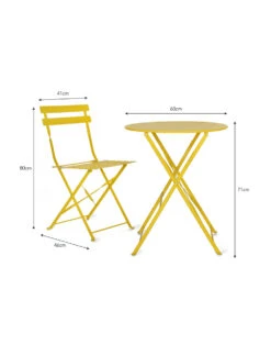 Rive Droite Bistro Set - Small - Lemon 7 Rive Droite Bistro Set - Small - Lemon -Garden Trading Store RDLM02 portrait 9 35098.1638480119