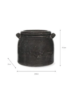 Ravello Pot With Handles - Charcoal -Garden Trading Store RPCO01 portrait 9 85358.1662635920