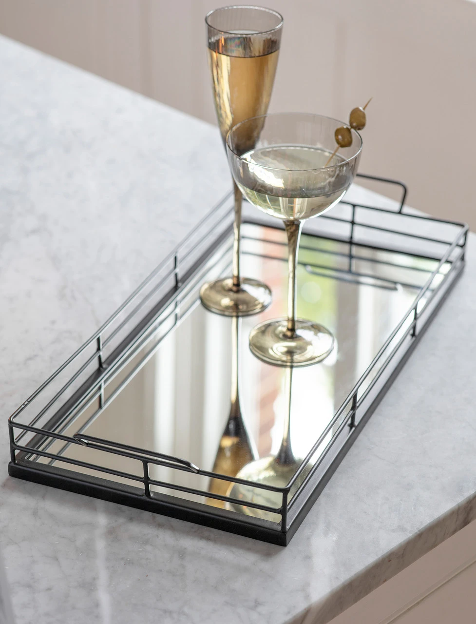 Curzon Rectangular Mirror Tray - Large 1 Curzon Rectangular Mirror Tray - Large