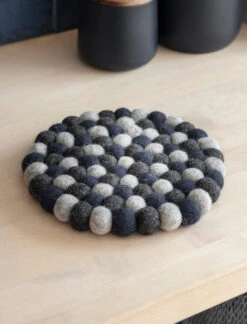 Southwold Round Trivet - Ink