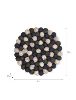 Southwold Round Trivet - Ink -Garden Trading Store RTIK01 portrait 9 31509.1638480336